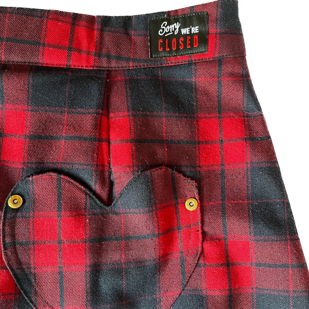 Lazy Oaf Plaid Mini Skirt - Picture 2 of 5